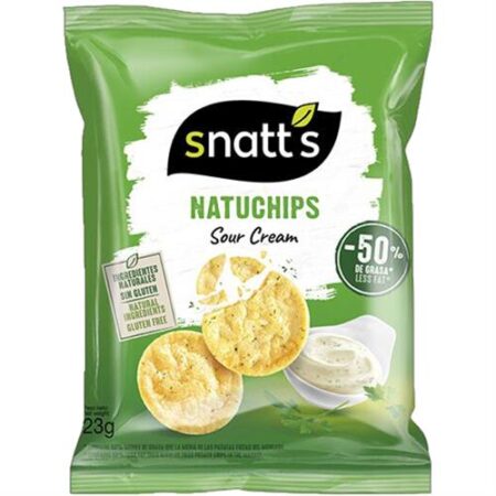 Snatt's Natuchips Sour Cream 23g