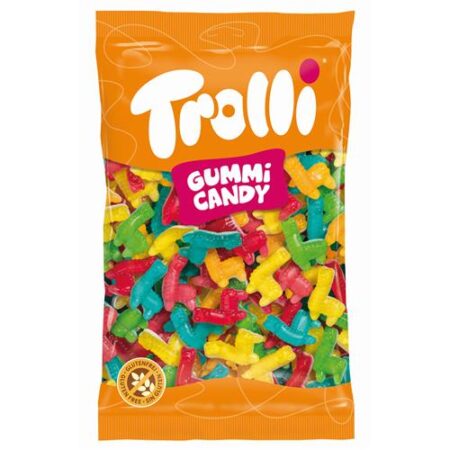 Trolli Llamas Mix 1kg zak met kleurrijke fruitige gummies in lamavorm