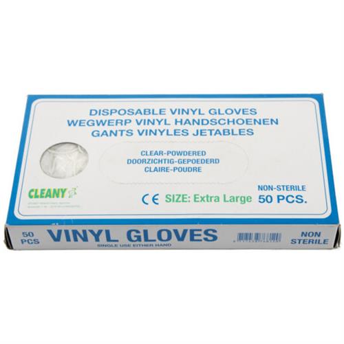 Vinyl Handschoenen XL – 50 Stuks