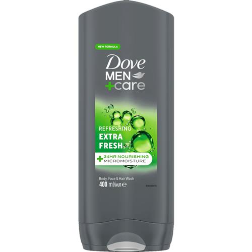 Dove Men+Care Douchegel Extra Fresh 400ml – Micro Moisture – Body & Face Wash