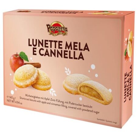 Papagena zandkoekjes met appel-kaneelvulling en poedersuiker 140g