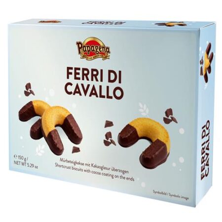 Papagena Zandkoekjes met cacaocoating 150g