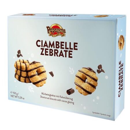 Papagena Zandkoekjes met cacaoglazuur 150g