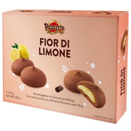 Papagena Cacaokoekjes van zanddeeg met citroenaromavulling 1