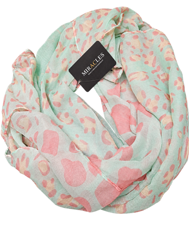 Stijlvolle en Comfortabele Sjaal - Lichtgroen/Roze