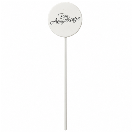 Plantenprikker - Hout - Bon Anniversaire - 30cm