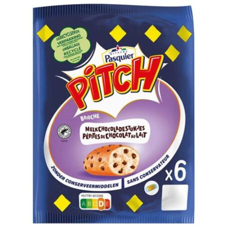 Pasquier Pitch melkchocolade stukjes 6st - 225g