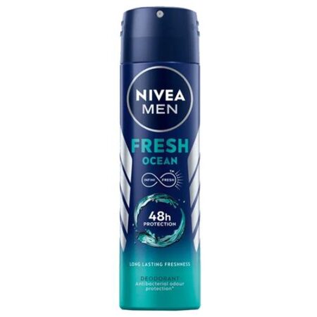 NIVEA MEN Fresh Ocean Deodorant 150ml 48u bescherming