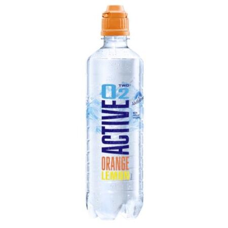 Active O2 Orange Lemon 500ml – Verfrissend Zuurstofwater met Sinaasappel & Citroen