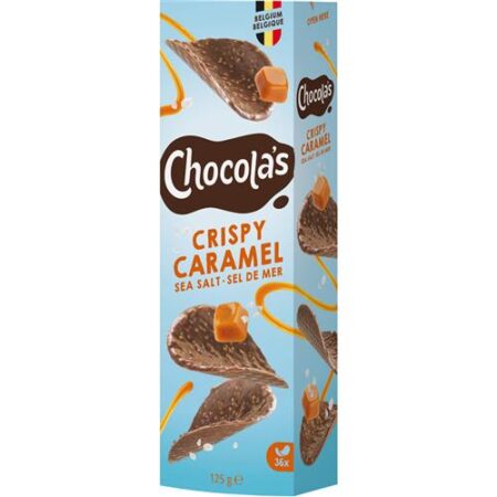Chocola's Crispy Caramel Sea Salt 125g