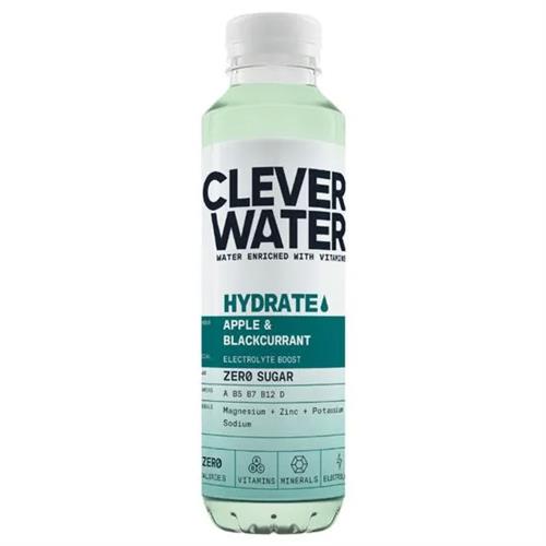 Clever Water Hydrate Apple & Blackcurrant 500ml