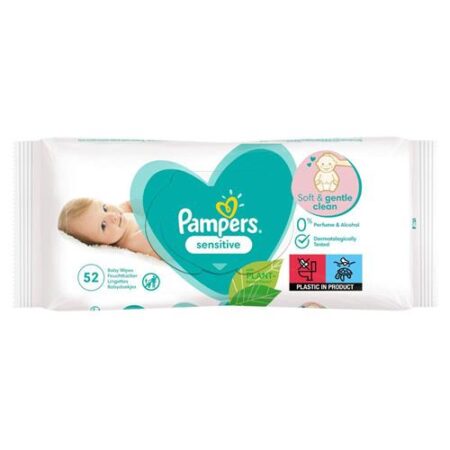 Pampers Babydoekjes Sensitive 52 stuks