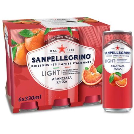 San Pellegrino Light Aranciata Rossa 6 x 33cl