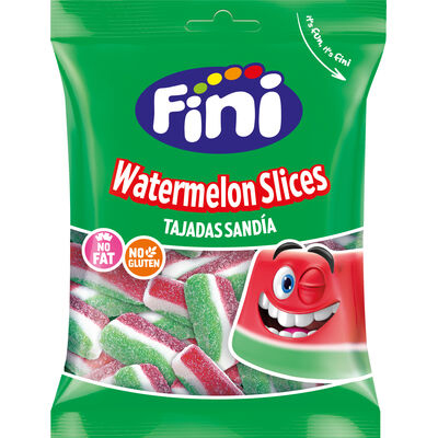 Fini Watermelon Slices 100g – Zure Watermeloensnoepjes