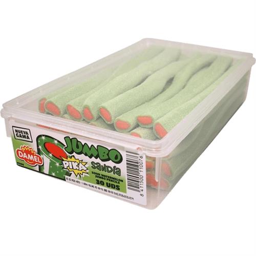 Damel Jumbo Snoep Zure Watermeloen 1650g 30 st
