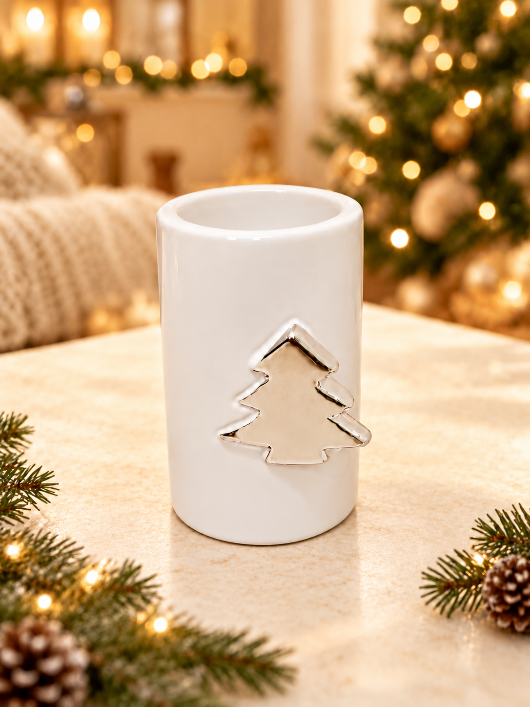 Theelichthouder - Kerst - Boom - Afbeelding 2