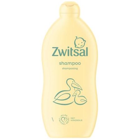 Zwitsal Baby Shampoo 700ml met kokosolie in gele fles voor milde haarverzorging van baby's