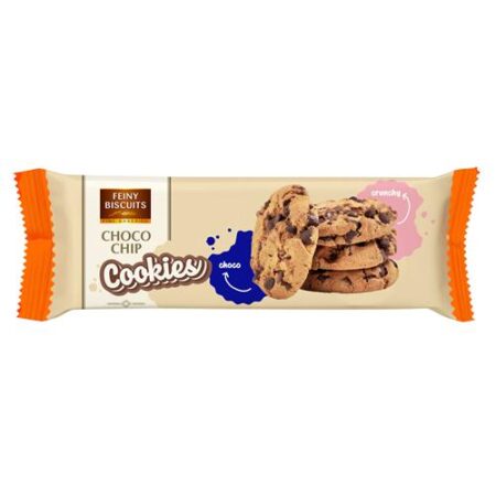 Feiny Biscuits Choco-Chip Cookies 125g – Krokante Koekjes met Chocoladestukjes