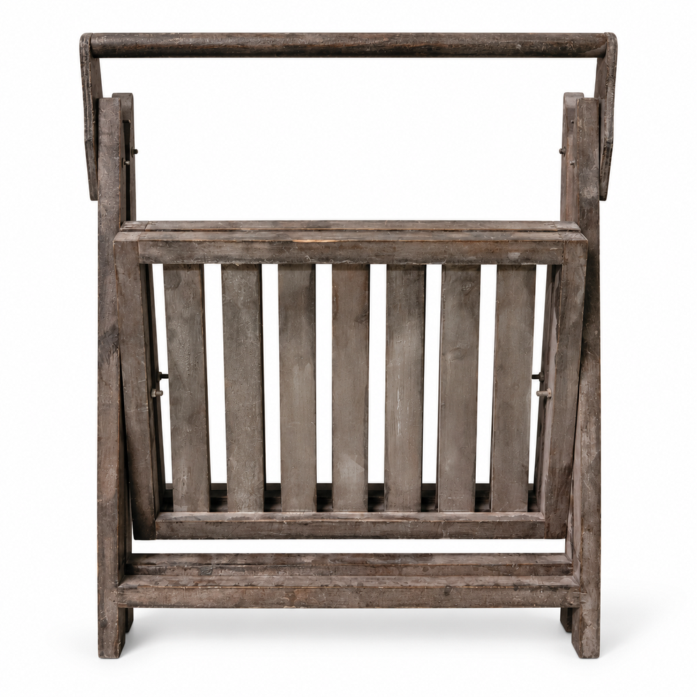 Houten Kranten- en Tijdschriftenrek H47,5cm / B43cm / D35cm - Afbeelding 3