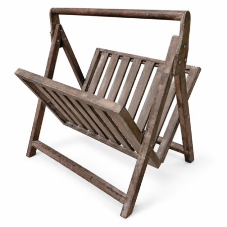 Houten Kranten- en Tijdschriftenrek H47,5cm / B43cm / D35cm