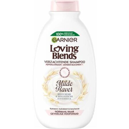 Garnier Shampoo Loving Blends - Milde Haver 300 ml.